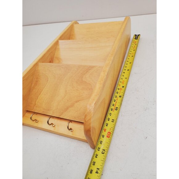 Entryway Wooden Mail and Key Organizer - Home Decor - Farmhouse Decor- Letter - Picture 8 of 10